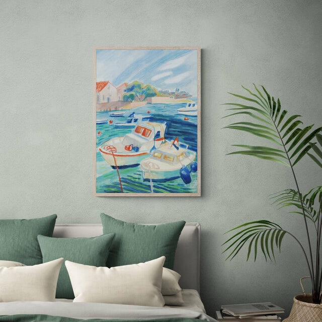 Fisherman's boats Poster
